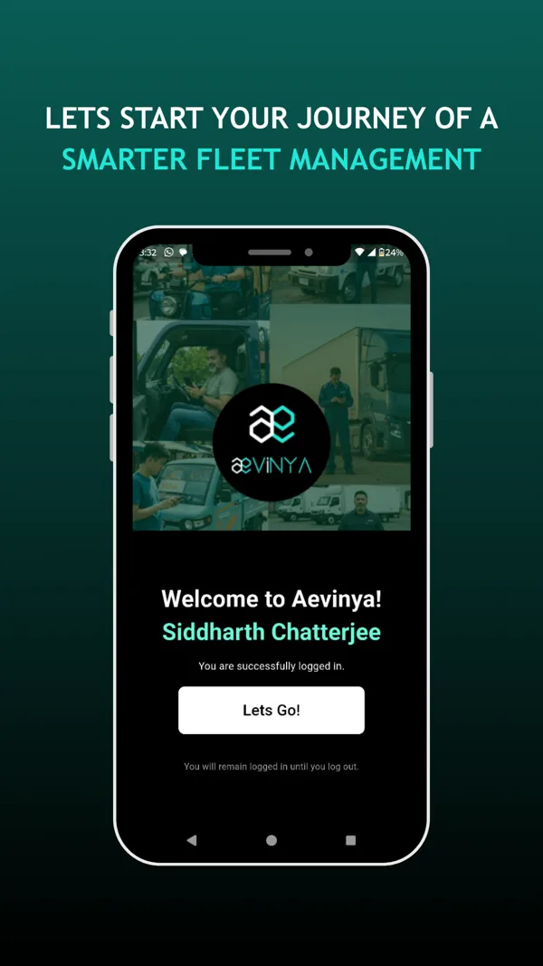 AeonFleet app home screen